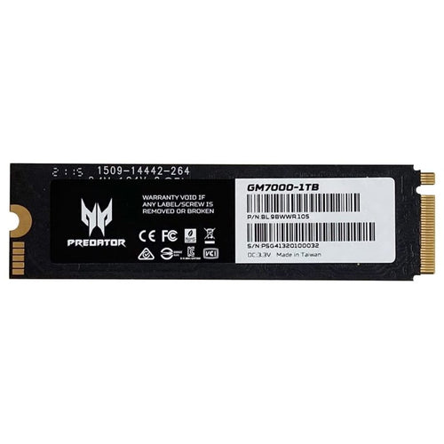 ACER PREDATOR SSD GM-7000 1Tb PCIe NVMe Gen4 - detalle