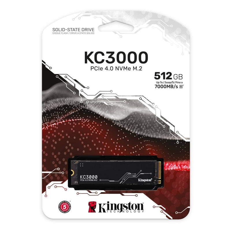 Kingston SKC3000S/512G SSD 512GB NVMe PCIe 4.0 - detalle