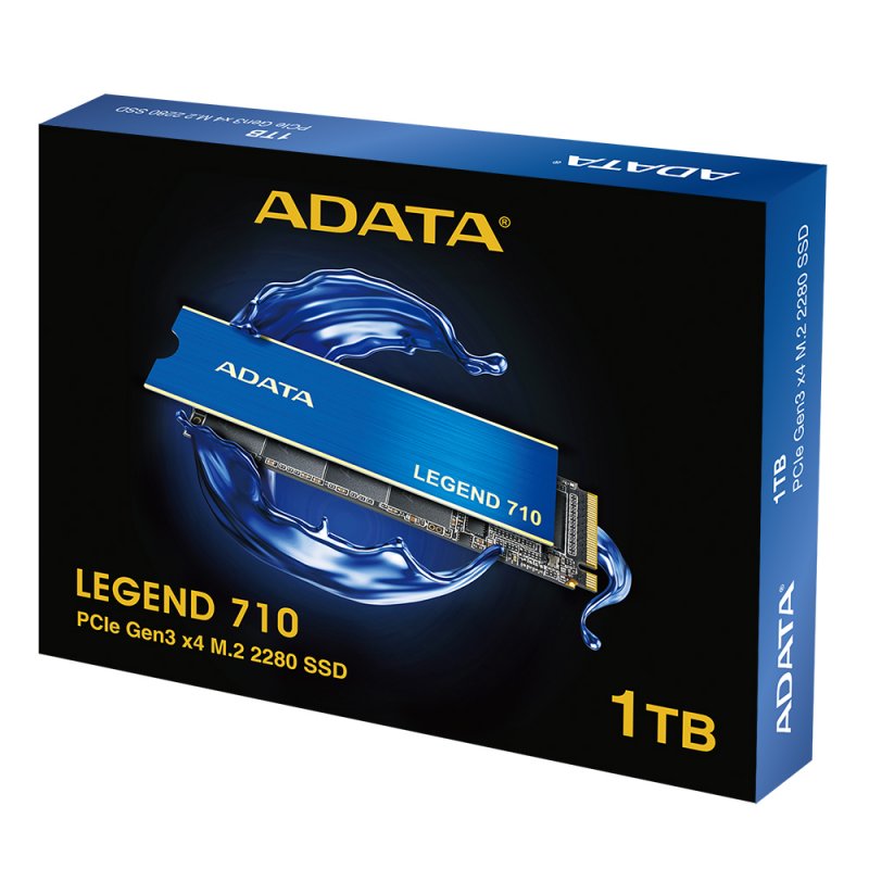 ADATA SSD LEGEND 710 1TB PCIe Gen3 x4 NVMe 1.4 - detalle
