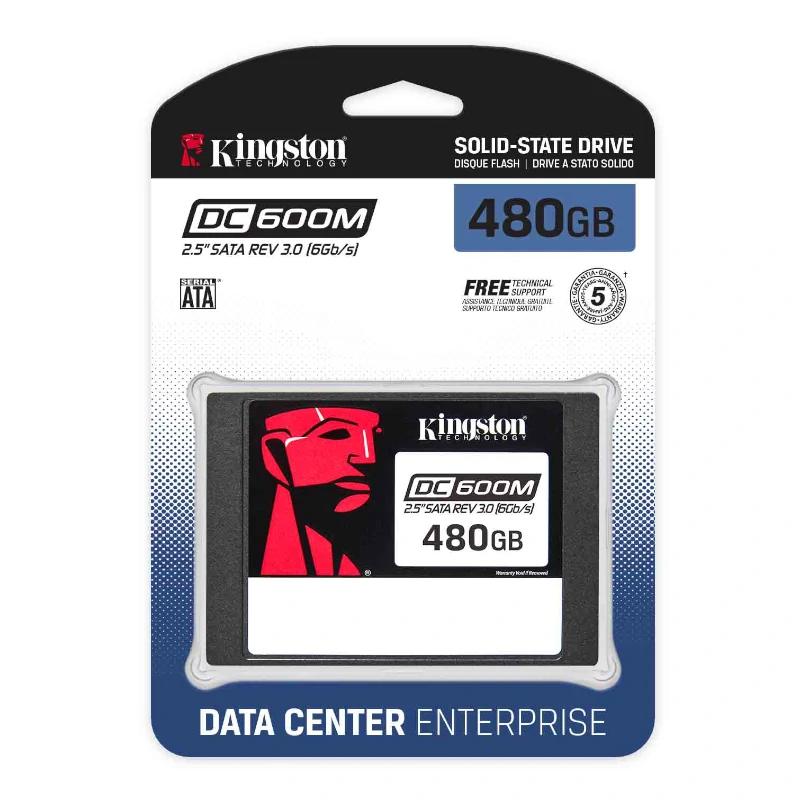 Kingston Data Center DC600M SSD 480GB 2.5" SATA - detalle