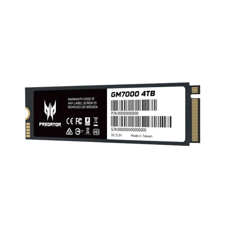 ACER PREDATOR SSD GM-7000 4Tb PCIe NVMe Gen4 - detalle