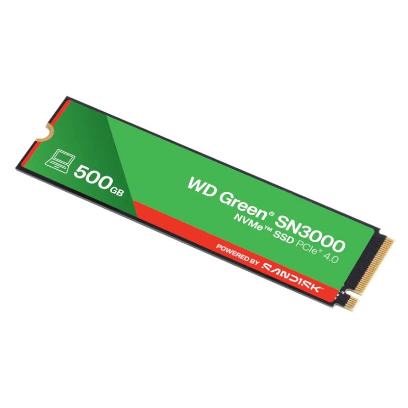 WD Green SN3000 SSD 500GB PCIe Gen4  NVMe - detalle