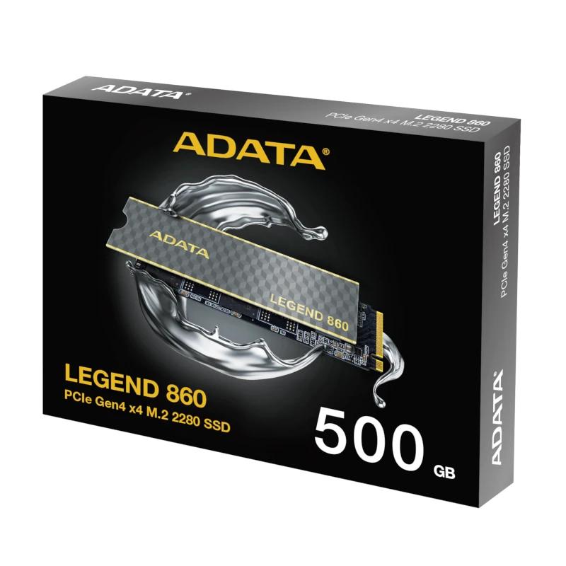 ADATA SSD LEGEND 860 500GB PCIe Gen4x4 5000 MB-s - detalle