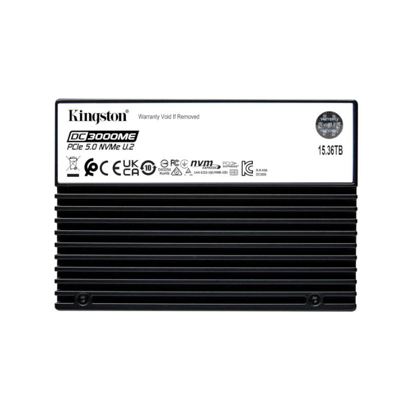 Kingston SSD DC3000ME 15.36TB NVMe PCIe 5.0 U.2 - detalle
