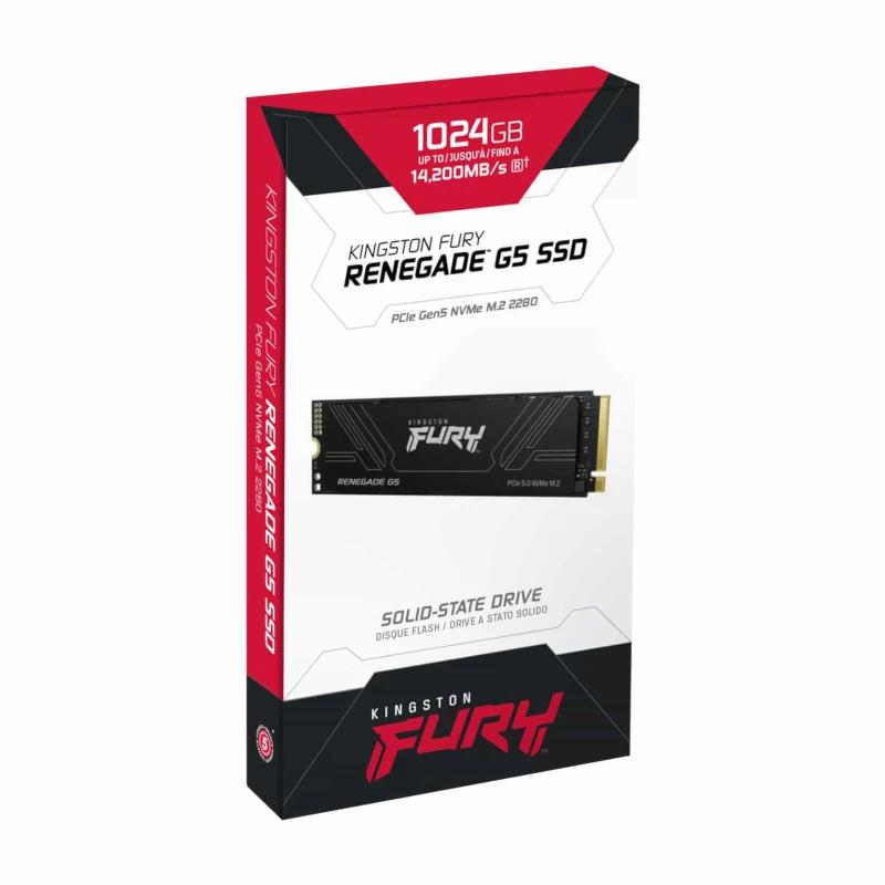 Kingston Fury Renegade G5 SSD 1TB PCIe5.0 14200M-s