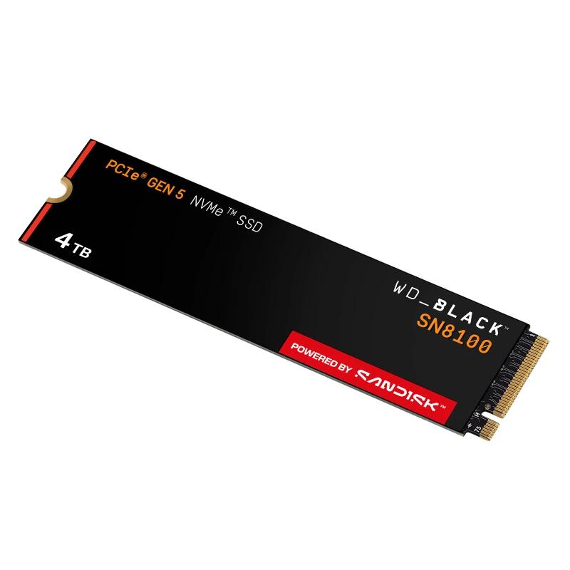 WD Black SN8100 SSD 4TB PCIe Gen5x4 14900 MB-s - detalle