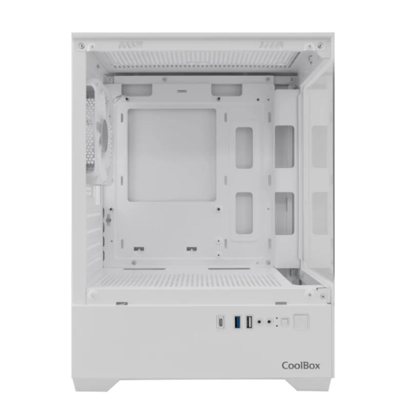 Coolbox Caja Gaming MATX GM200 V.Lite ARGB S.FTE B - detalle