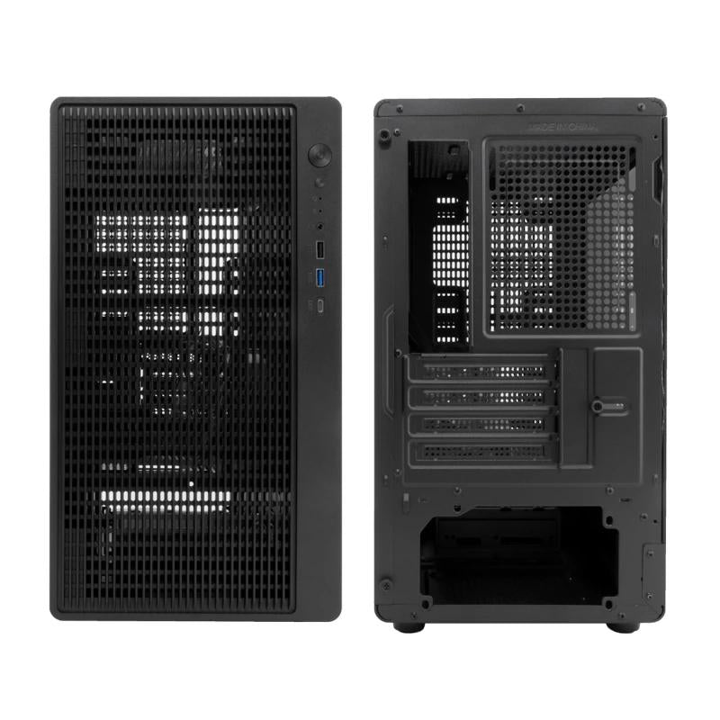 Coolbox Caja Gaming MATX GM350 DARKFACE USB-C 3.2 - detalle