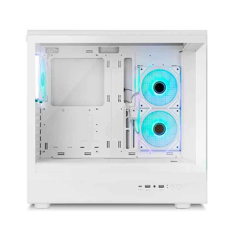 NOX Semitorre HUMMER SIGNAL Frameless ARGB Blanc