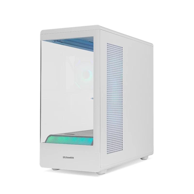 NOX Semitorre HUMMER SIGNAL Frameless ARGB Blanc