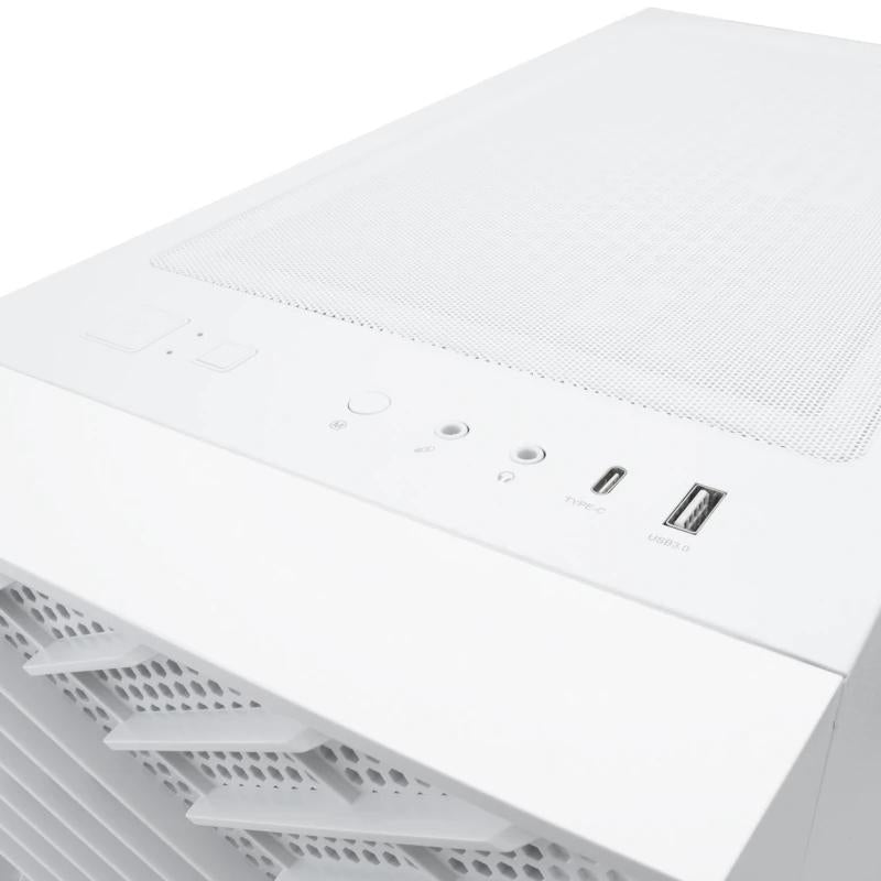 Coolbox Caixa Gaming ATX GA300 GRIDLINE White 
