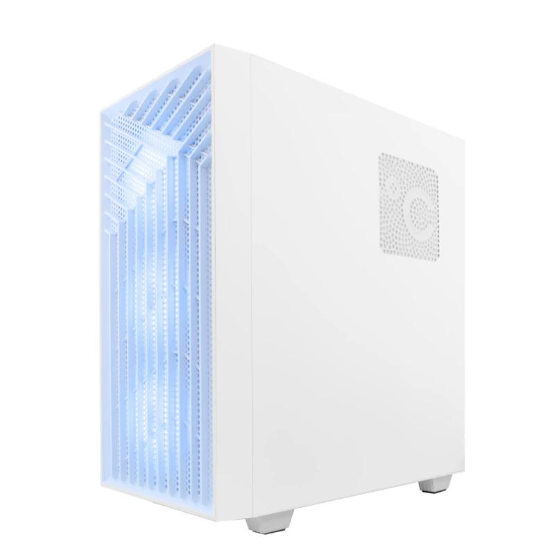 Coolbox Caixa Gaming ATX GA300 GRIDLINE White 
