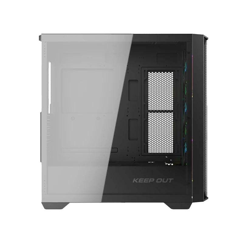 Keep Out Caja M-Atx KO XC-500 ARGB USB3 BlackGlass
