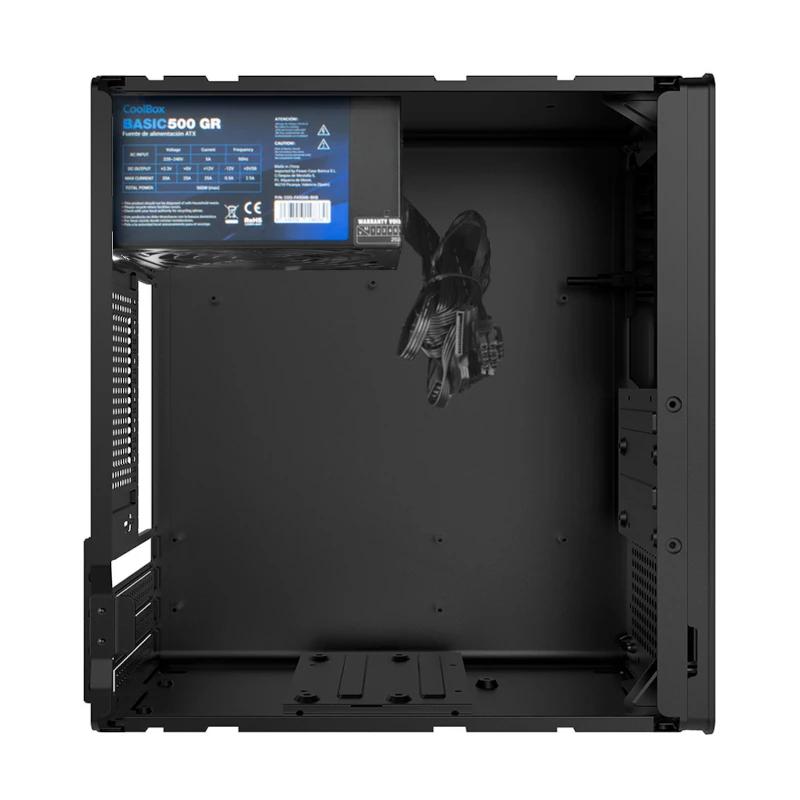 Coolbox Caja MATX M870 USB-C 3.2 Gen1 Fte 500W - detalle