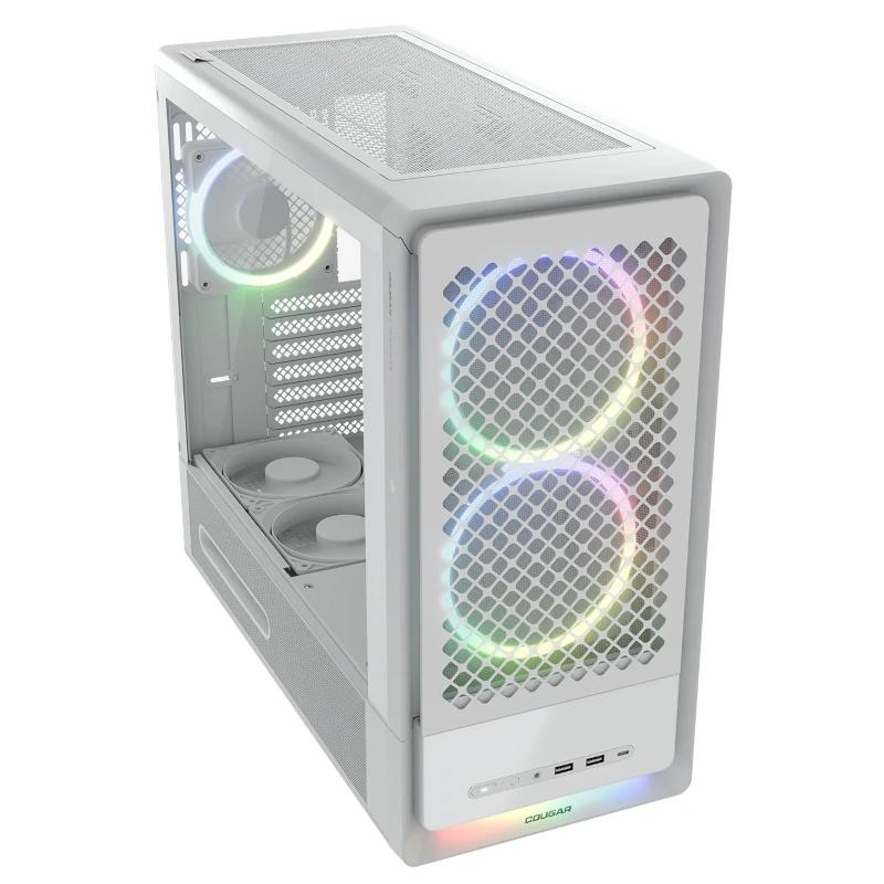 Cougar Caja Semitorre DUOAIR Rgb White - detalle