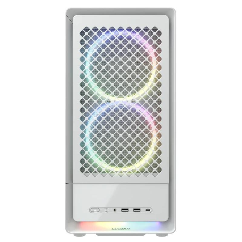 Cougar Caja Semitorre DUOAIR Rgb White - detalle