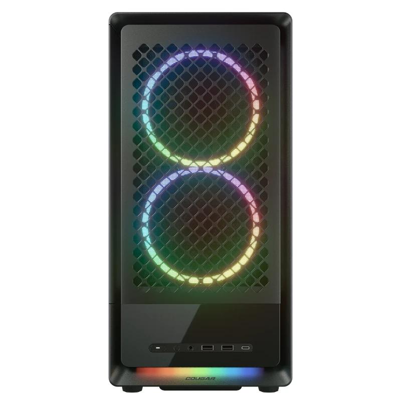 Cougar Caja Semitorre DUOAIR Rgb Black - detalle