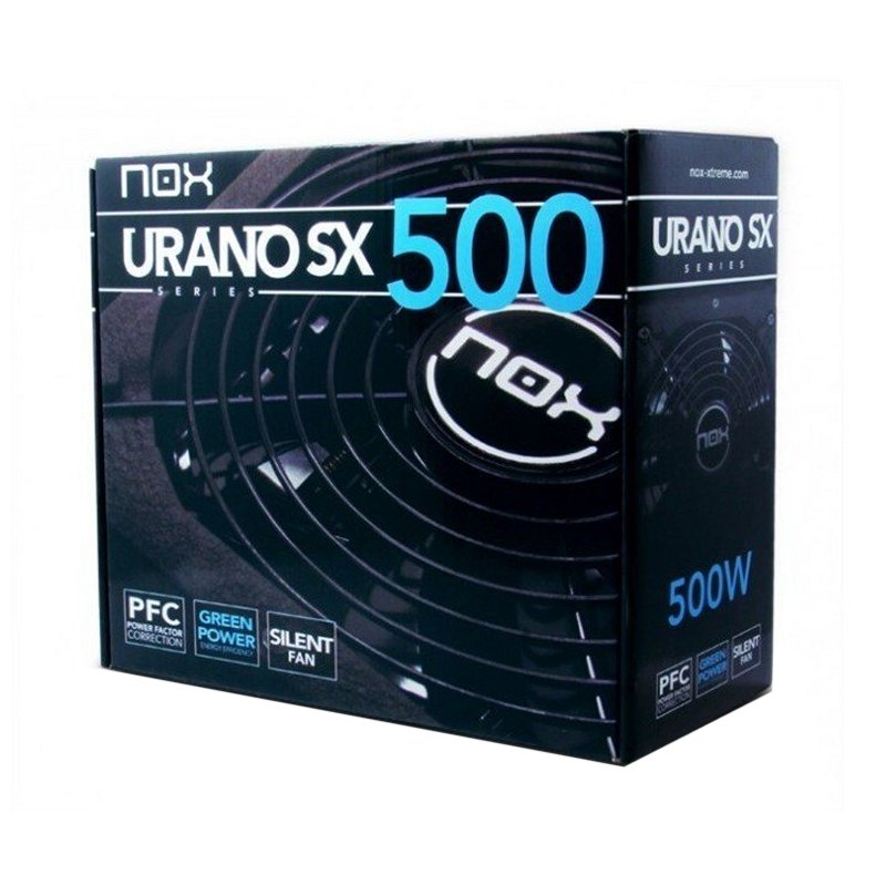 NOX Fuente Alimentación Urano SX 500W ATX - detalle