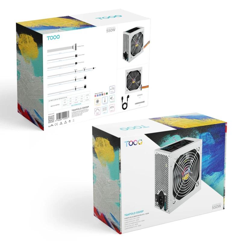 Tooq Fuente Alimentación TQAPOLO-550SP 550W - detalle