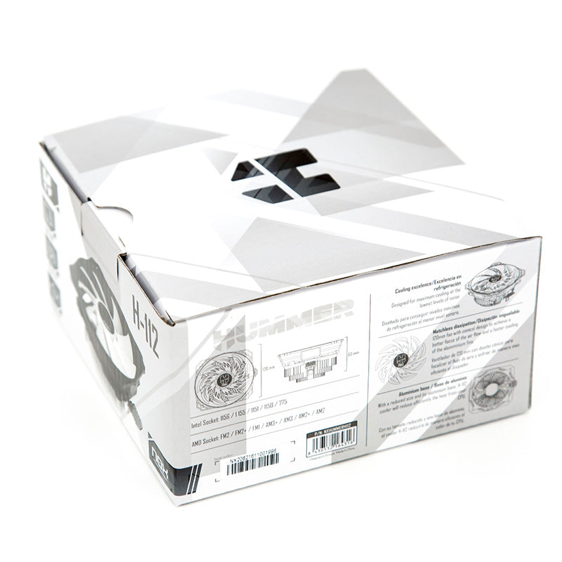 Nox Vent+Disipador Hummer H-112 - detalle
