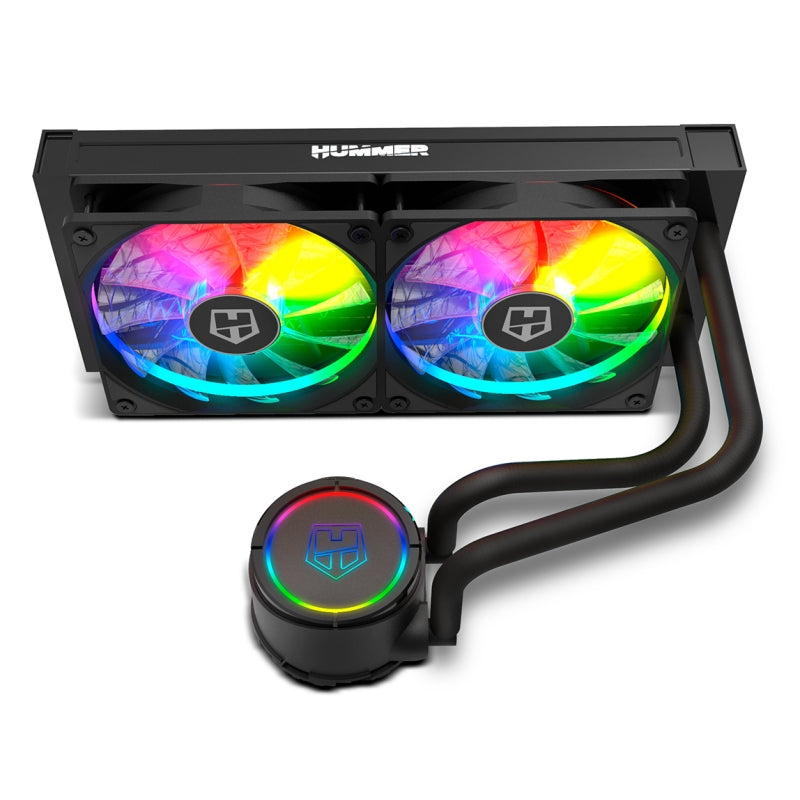 Nox Kit refrigeración Liquida Hummer H-240 ARGB - detalle