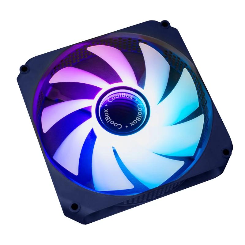 Coolbox Gaming Ventilador aux. INFINITY 12cm A-RGB - detalle