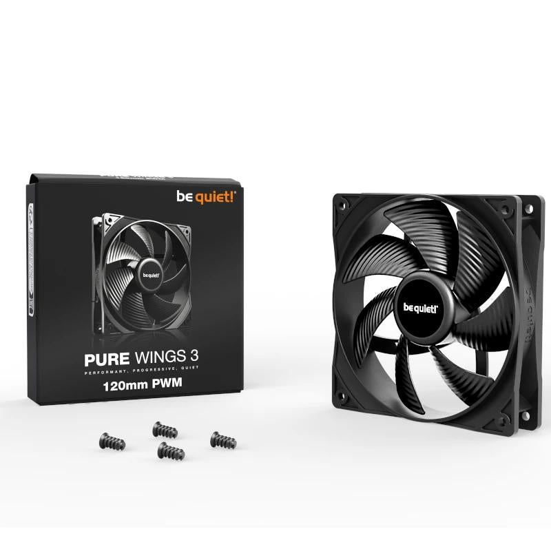 be quiet! Ventilador Pure Wings 3 120mm Negro - detalle