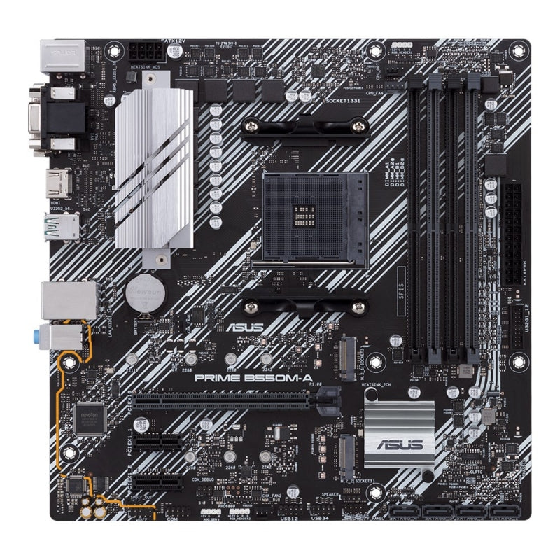ASUS Placa Base PRIME B550M-A mATX AM4 - detalle