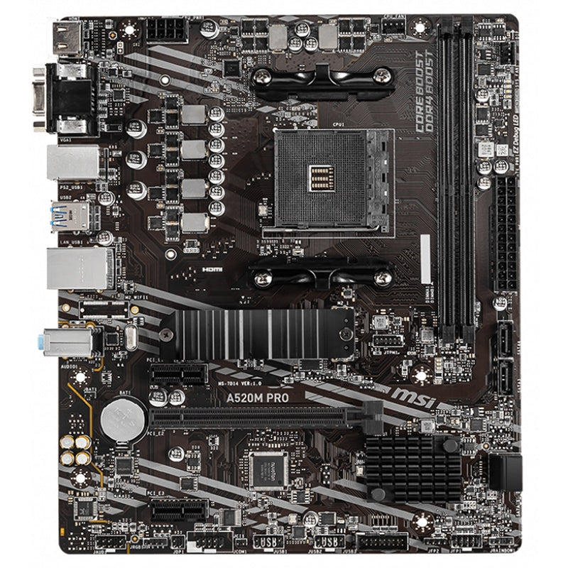 MSI Placa Base A520M PRO mATX AM4 - detalle