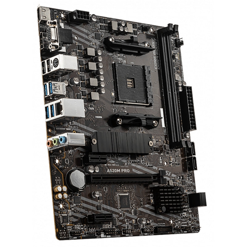 MSI Placa Base A520M PRO mATX AM4 - detalle