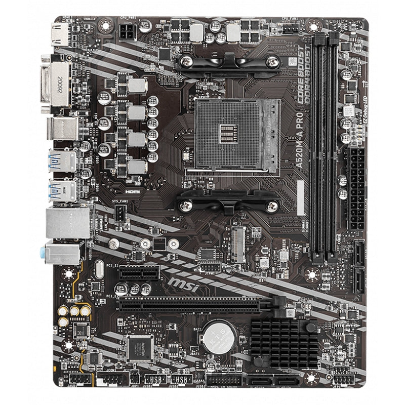 MSI Placa Base A520M-A PRO mATX AM4 - detalle