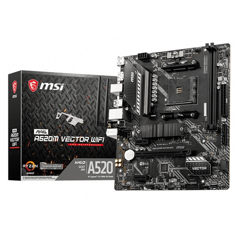 Placa base MSI MAG A520M VECTOR WIFI mATX AM4 