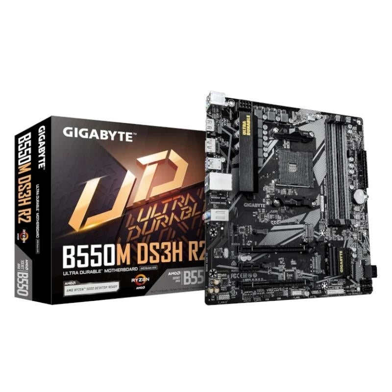 Placa base Gigabyte B550M DS3H R2 mATX AM4 