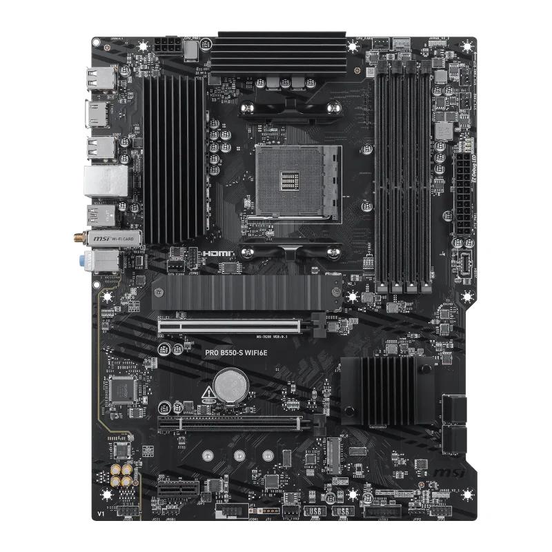 MSI Placa Base PRO B550-S WIFI6E DDR4 AM4 - detalle