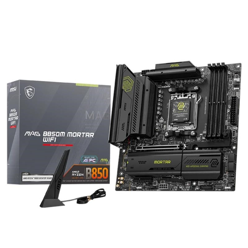 Placa base MSI MAG B850M MORTAR WIFI DDR5 mATX AM 