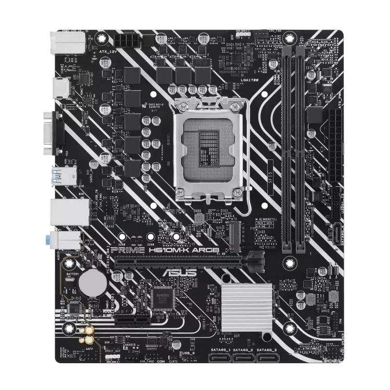 Placa base ASUS PRIME H610M-K DDR5 ARGB mATX 1700 