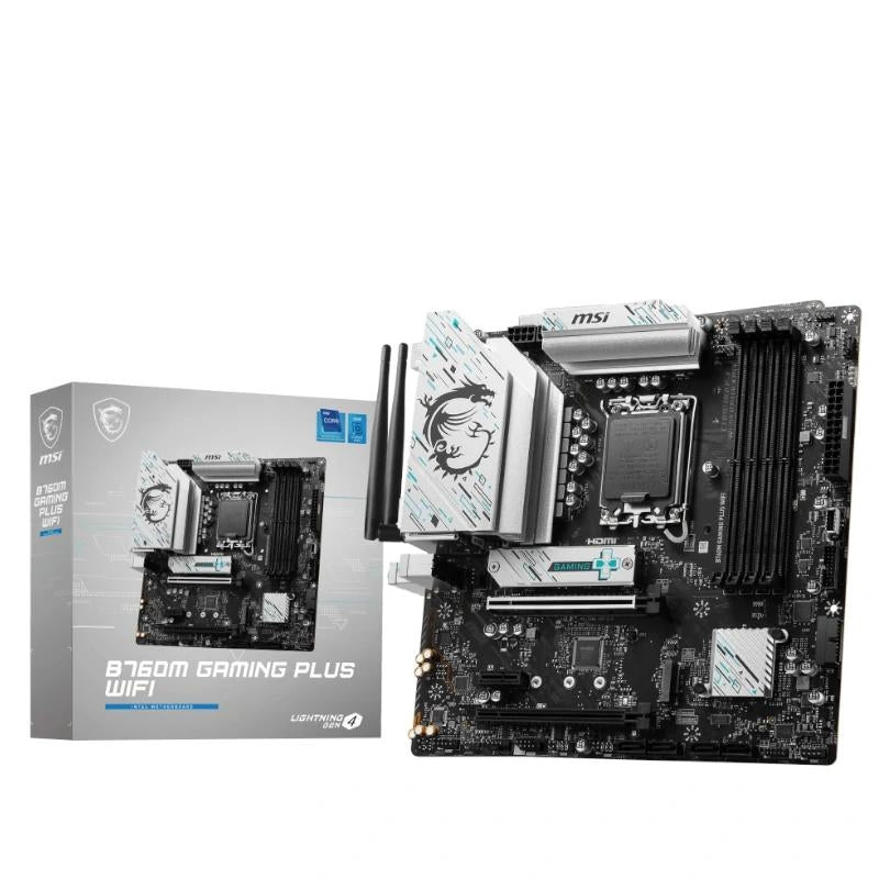 Placa base MSI B760M Gaming Plus Wifi DDR5 LGA1700 