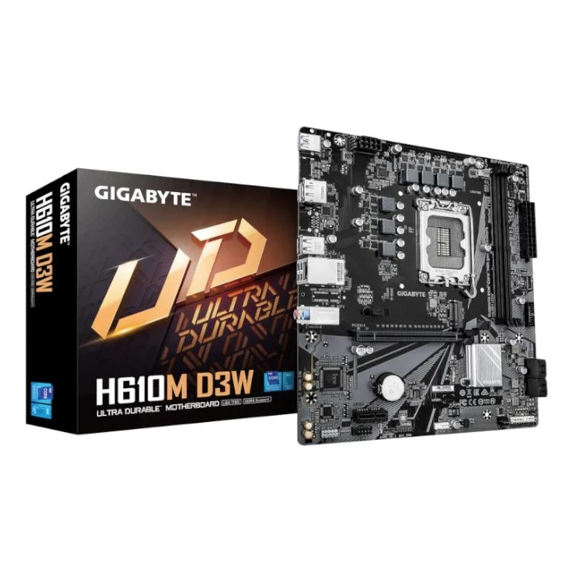 Placa base Gigabyte H610M D3W DDR5 mATX 1700 