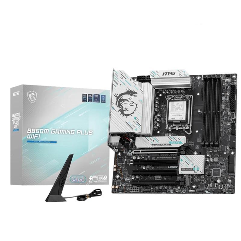 MSI Placa Base B860M GAMING PLUS WIFI mATX D5 1851 - detalle
