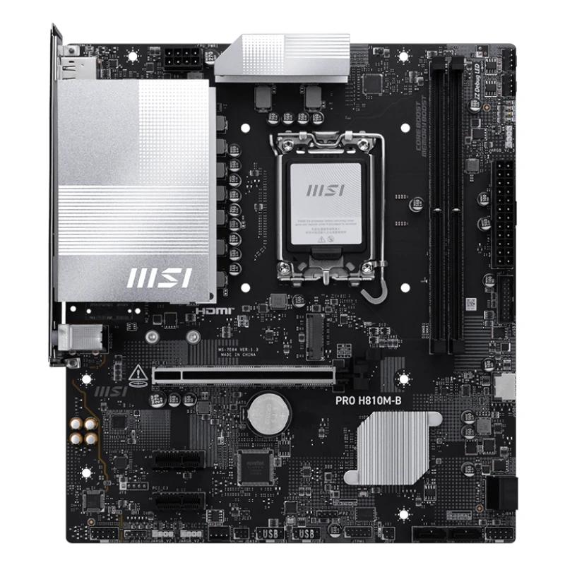 MSI Placa Base PRO H810M-B DDR5 mATX LGA1851 - detalle