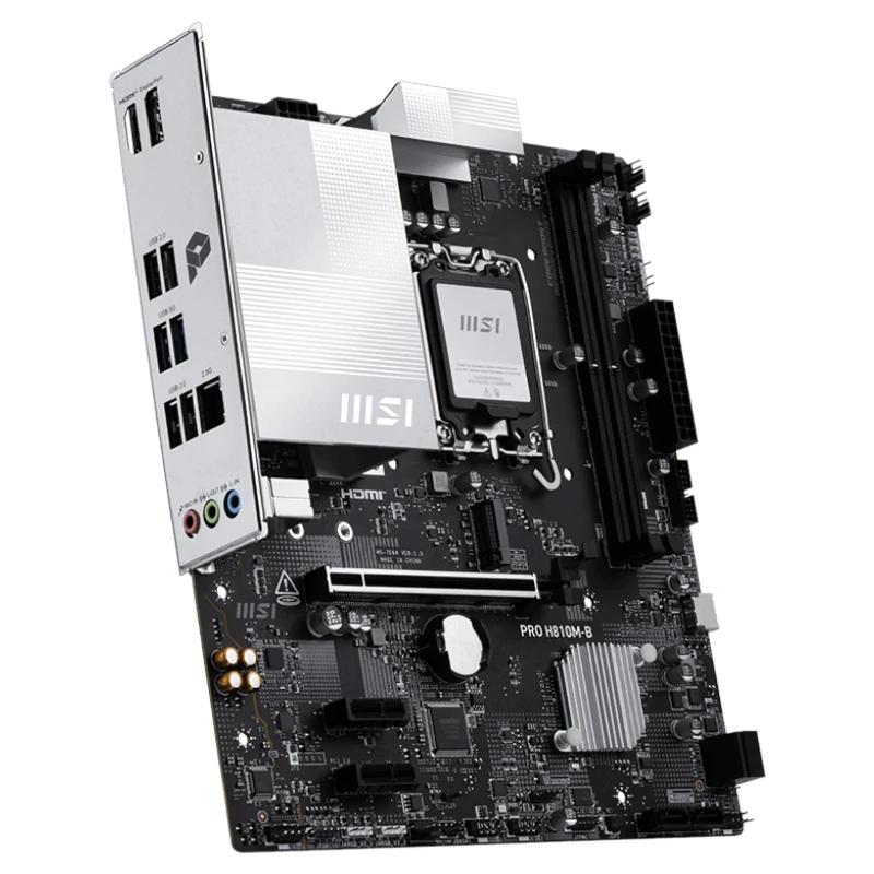 MSI Placa Base PRO H810M-B DDR5 mATX LGA1851 - detalle
