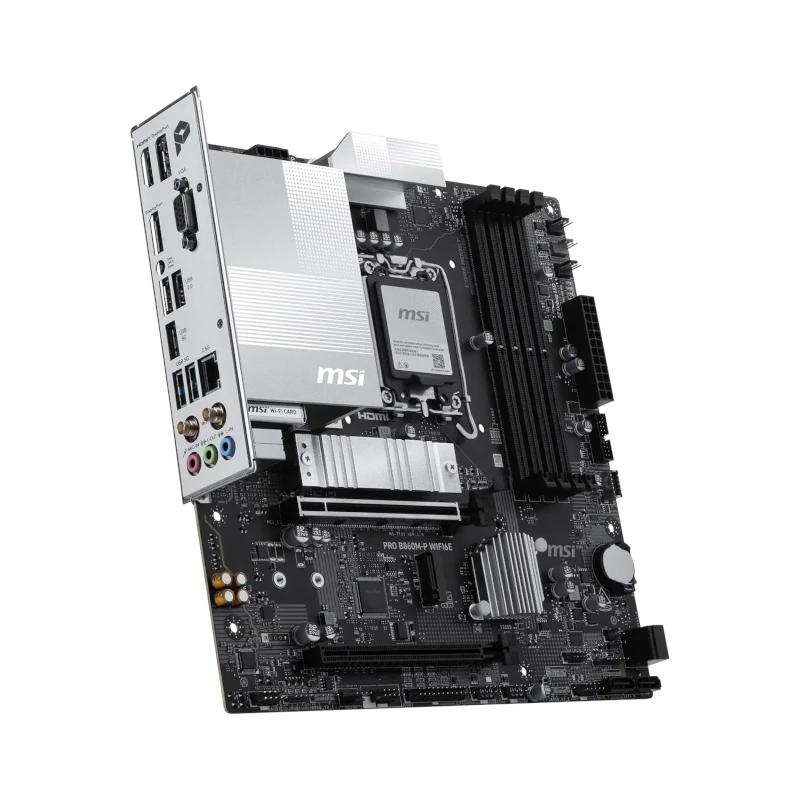MSI Placa Base PRO B860M-P WIFI6E mATX D5 1851 - detalle