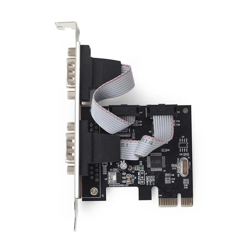 GEMBIRD Tarjet PCI Express bajo perf 2 p. DB9 Mach - detalle