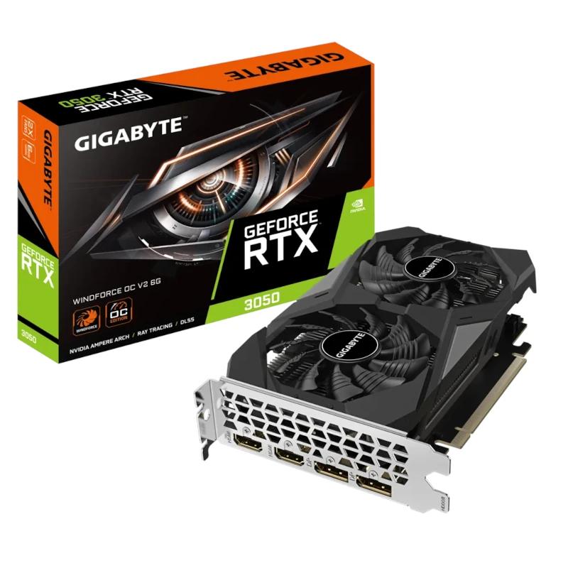Gigabyte VGA NVIDIA RTX 3050 WF OC V2 6G DDR6 - detalle