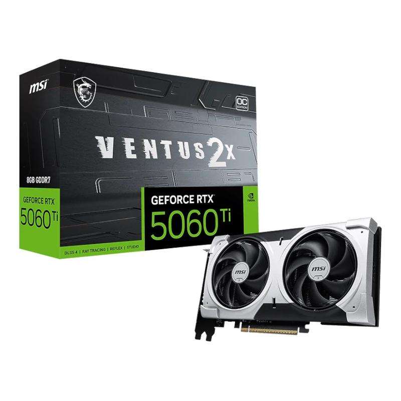 MSI VGA NVIDIA RTX 5060 Ti 8G VENTUS 2X OC PLUS - detalle