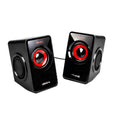 Mars Gaming Altavoces 2.0 MS1 negro/rojo
