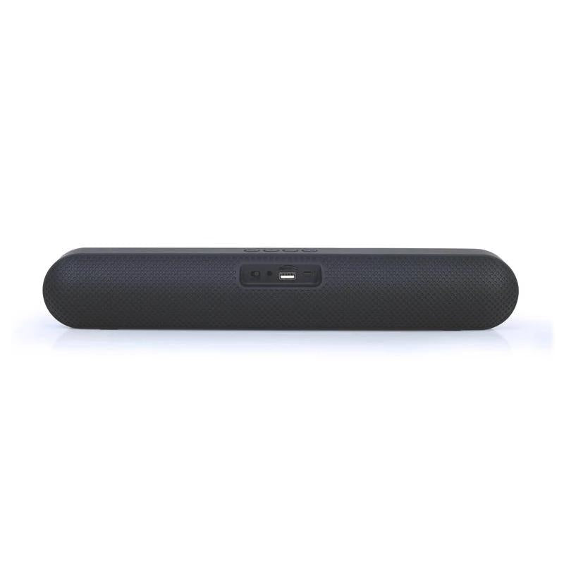 GEMBIRD Barra sonido Bluetooth luz led negra - detalle