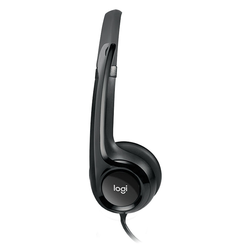 Logitech Auricular+Mic H390 USB Negro - detalle