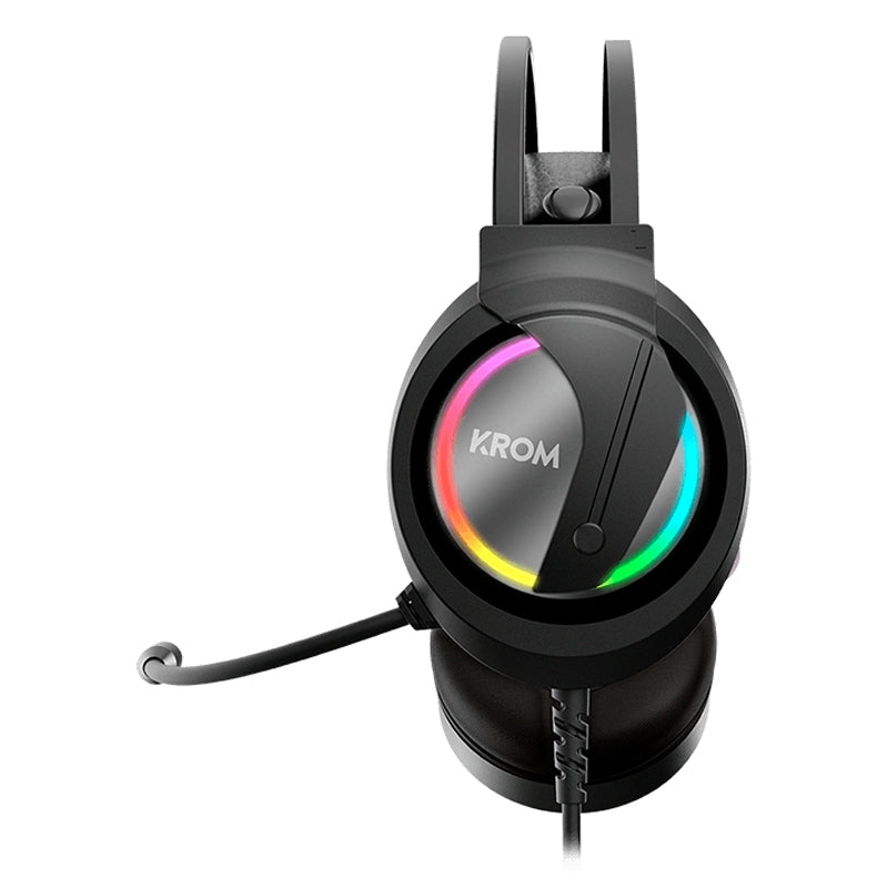 Auriculares para xogos Krom KAPPA RGB estéreo