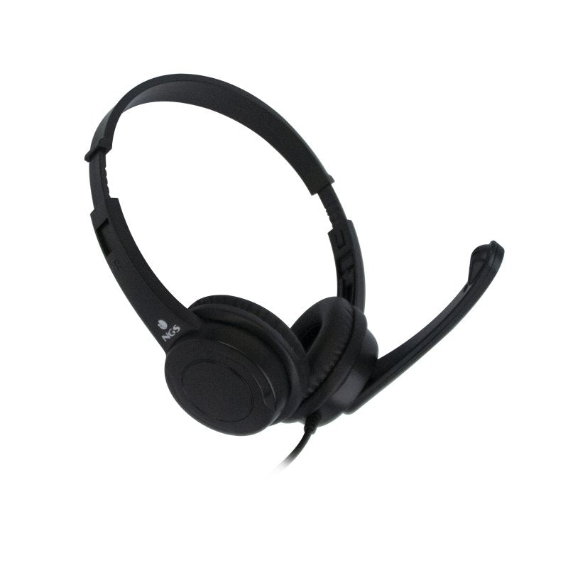 Auriculares NGS VOX 505 con control de volume micro USB, negros